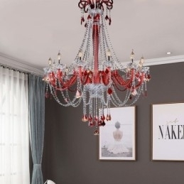 Europese kristallen kroonluchter elegante hanglamp
