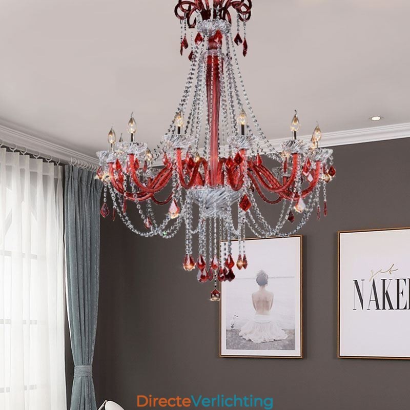 Europese kristallen kroonluchter elegante hanglamp