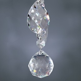 Elegante kristallen kroonluchter met 6 lampen