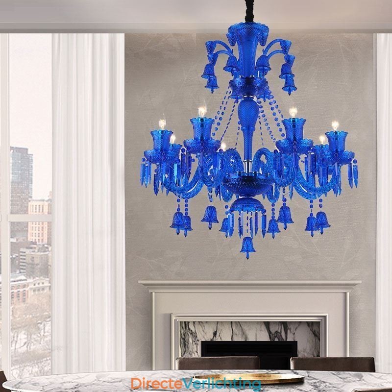 Kristallen plafondlamp Europese kroonluchter Ring Bells hanglamp