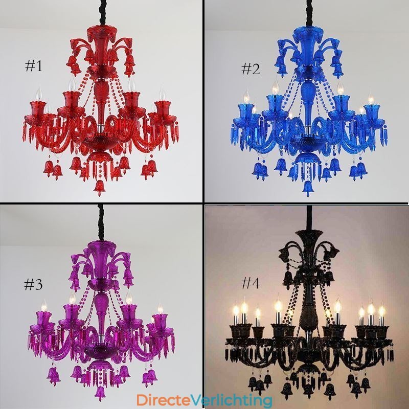 Kristallen plafondlamp Europese kroonluchter Ring Bells hanglamp