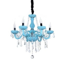 Creatieve kristallen kroonluchter Europese elegante hanglamp