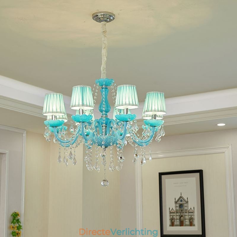 Creatieve kristallen kroonluchter Europese elegante hanglamp