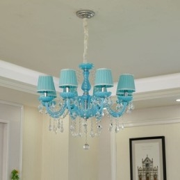 Creatieve kristallen kroonluchter Europese elegante hanglamp