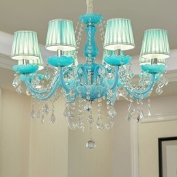 Creatieve kristallen kroonluchter Europese elegante hanglamp