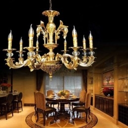 Kristallen kroonluchter Moderne luxe plafondverlichting Thuisverlichting Creatieve lampverlichting