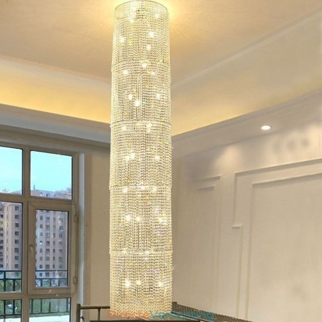 Luxe Kristallen Kroonluchter Moderne Decoratie Plafondlamp Met 36 Lampen Luxe Kristallen Kroonluchter Moderne Decoratie Plafondlamp Met 36 Lampen
