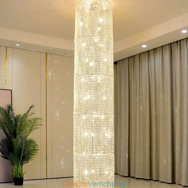 Luxe Kristallen Kroonluchter Moderne Decoratie Plafondlamp Met 36 Lampen