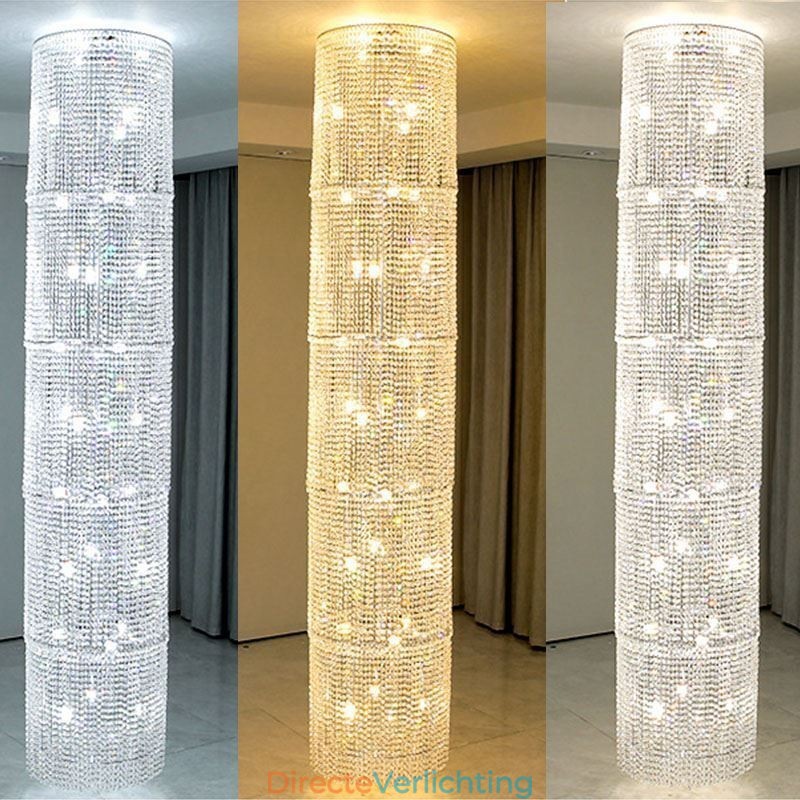 Luxe Kristallen Kroonluchter Moderne Decoratie Plafondlamp Met 36 Lampen