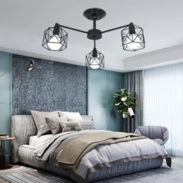 Moderne vogelkooi hanglamp ijzer decoratieve verlichting