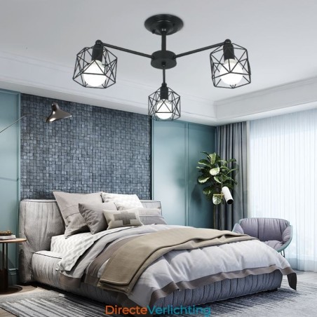 Moderne vogelkooi hanglamp ijzer decoratieve verlichting Moderne vogelkooi hanglamp ijzer decoratieve verlichting
