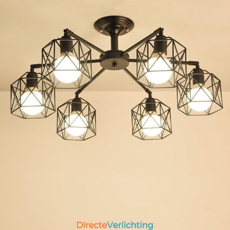 Moderne vogelkooi hanglamp ijzer decoratieve verlichting