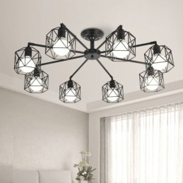 Moderne vogelkooi hanglamp ijzer decoratieve verlichting