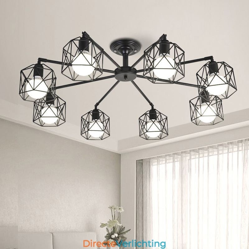 Moderne vogelkooi hanglamp ijzer decoratieve verlichting