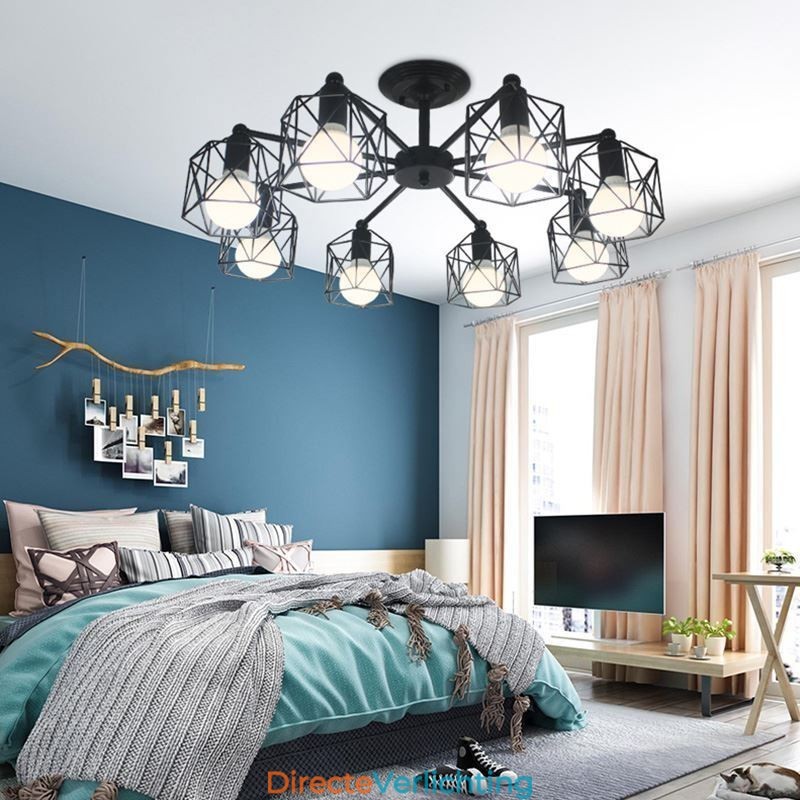 Moderne vogelkooi hanglamp ijzer decoratieve verlichting