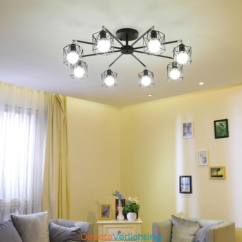Moderne vogelkooi hanglamp ijzer decoratieve verlichting