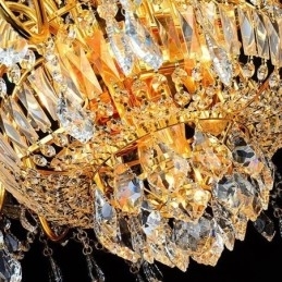Europese luxe kristallen kroonluchter duplex trap hanglamp