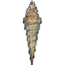 Elegante kristallen Empire kroonluchter Europese luxe lange hanglamp