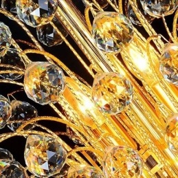 Elegante kristallen Empire kroonluchter Europese luxe lange hanglamp
