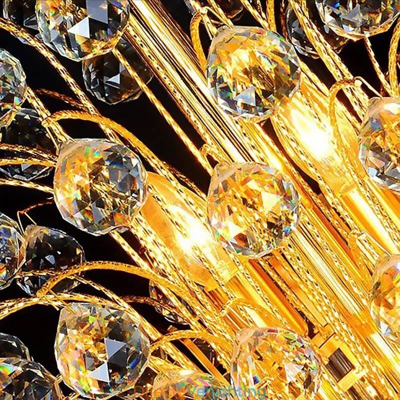 Elegante kristallen Empire kroonluchter Europese luxe lange hanglamp