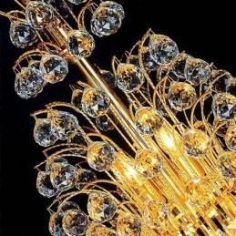 Elegante kristallen Empire kroonluchter Europese luxe lange hanglamp