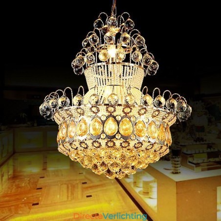 Moderne gouden Empire kroonluchter eenvoudige kristallen hanglamp Moderne gouden Empire kroonluchter eenvoudige kristallen hanglamp