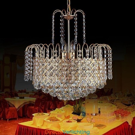Luxe Kristallen Kroonluchter Moderne Elegante Hanglamp Luxe Kristallen Kroonluchter Moderne Elegante Hanglamp