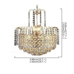 Luxe Kristallen Kroonluchter Moderne Elegante Hanglamp