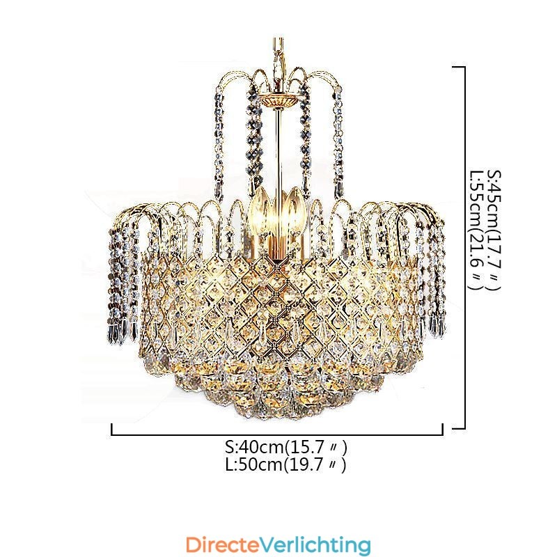Luxe Kristallen Kroonluchter Moderne Elegante Hanglamp
