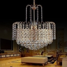 Luxe Kristallen Kroonluchter Moderne Elegante Hanglamp