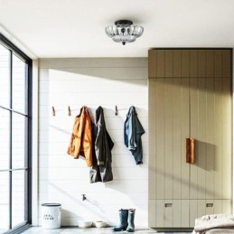 Moderne eenvoudige plafondlamp met lotusvoet