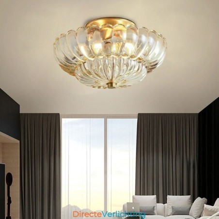 Moderne plafondlamp met Lotus-basis Moderne plafondlamp met Lotus-basis