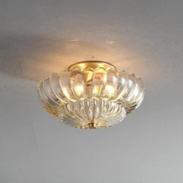 Moderne plafondlamp met Lotus-basis