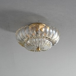 Moderne plafondlamp met Lotus-basis