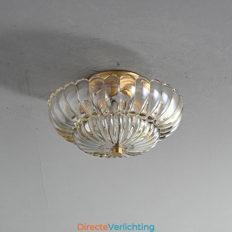Moderne plafondlamp met Lotus-basis