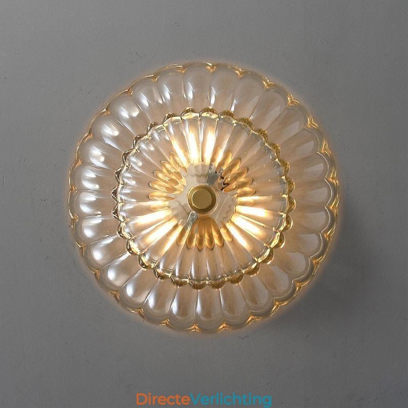 Moderne plafondlamp met Lotus-basis