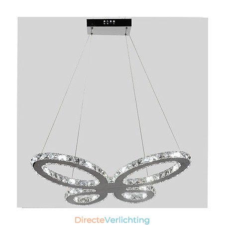 Moderne eigentijdse chromen metalen kroonluchter Moderne eigentijdse chromen metalen kroonluchter