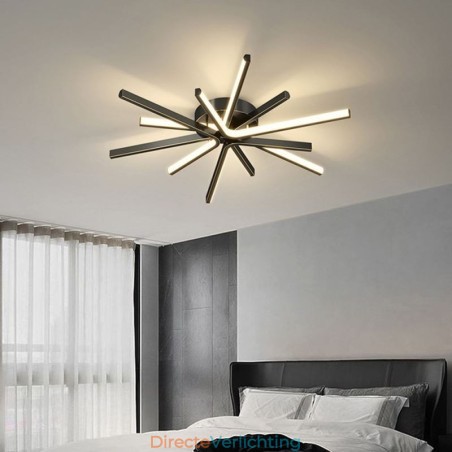 Moderne minimalistische plafondlamp met vuurwerkmotief Moderne minimalistische plafondlamp met vuurwerkmotief