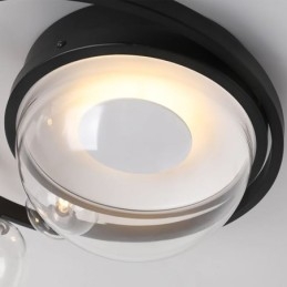 Moderne minimalistische decoratieve plafondlamp van glas