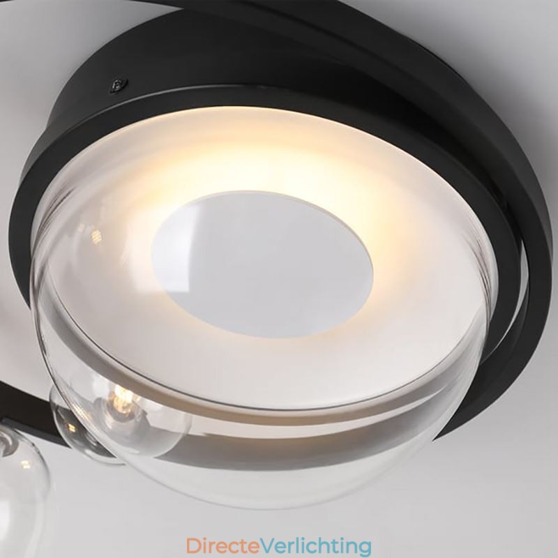 Moderne minimalistische decoratieve plafondlamp van glas