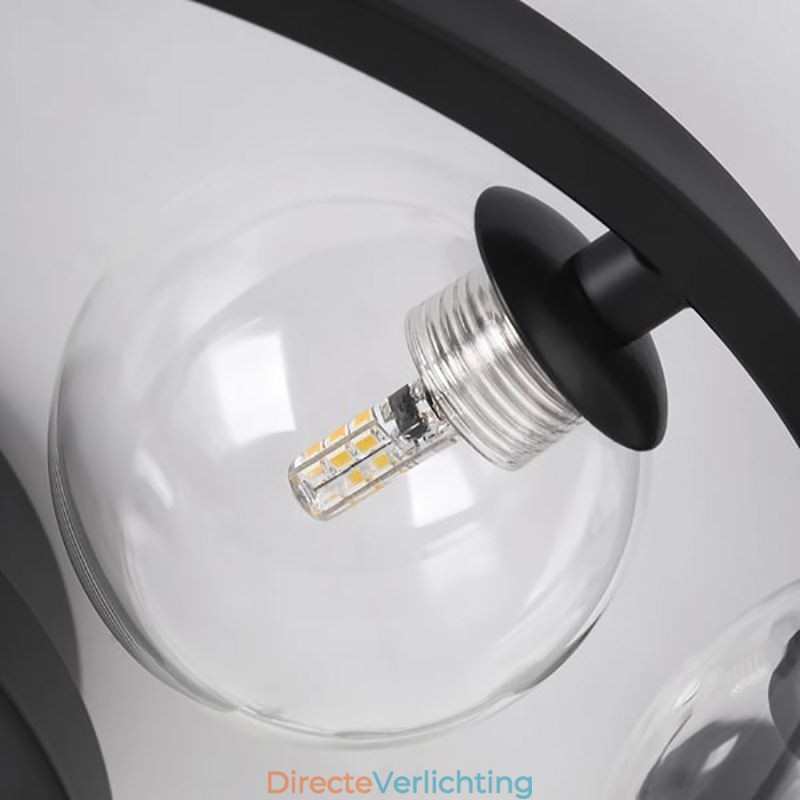 Moderne minimalistische decoratieve plafondlamp van glas
