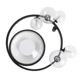 Moderne minimalistische decoratieve plafondlamp van glas