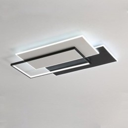 Minimalistische vierkante plafondlamp van acryl