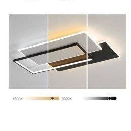Minimalistische vierkante plafondlamp van acryl
