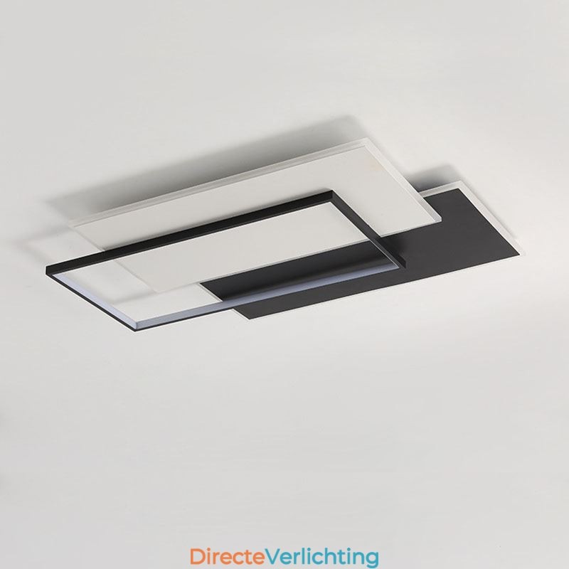 Minimalistische vierkante plafondlamp van acryl