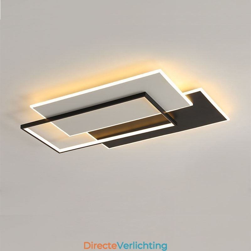 Minimalistische vierkante plafondlamp van acryl