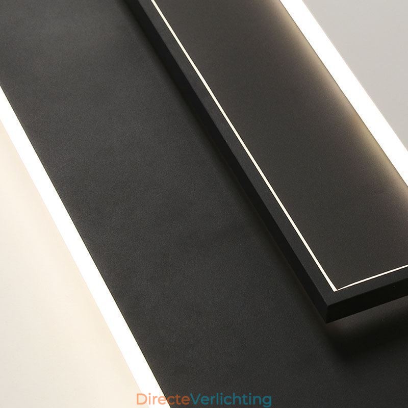 Minimalistische vierkante plafondlamp van acryl, 40 x 50 cm