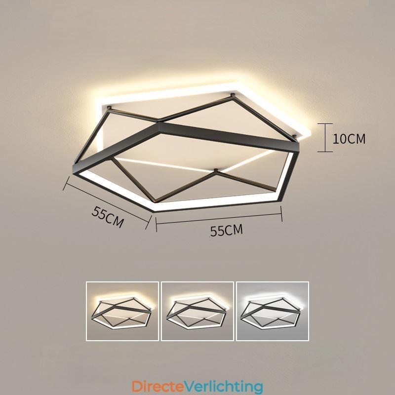 Inbouw holle driedimensionale plafondlamp 55cm