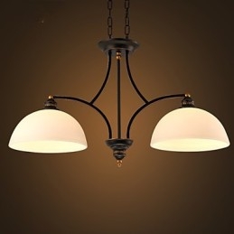 Retro Minimalistische Plafondlampen Europese Stijl Glazen Plafondlampen Lamp
