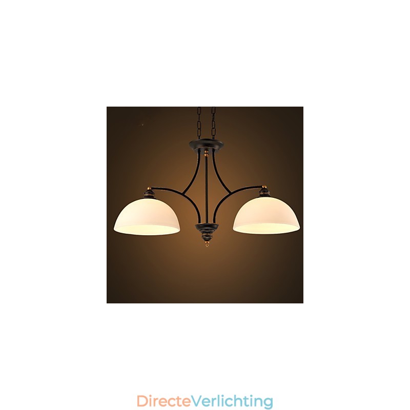 Retro Minimalistische Plafondlampen Europese Stijl Glazen Plafondlampen Lamp